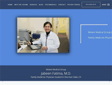 Tablet Screenshot of molanimedicalgroup.com